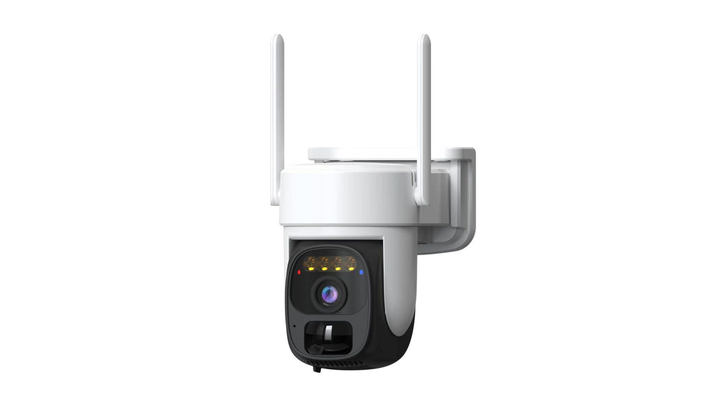 Caméra de Surveillance Solaire 4MP HD - Vision Nocturne et Rotation 355°