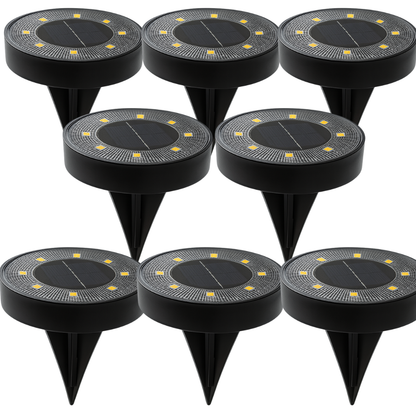 Lampe Solaire de Jardin pour Extérieur avec Détecteur