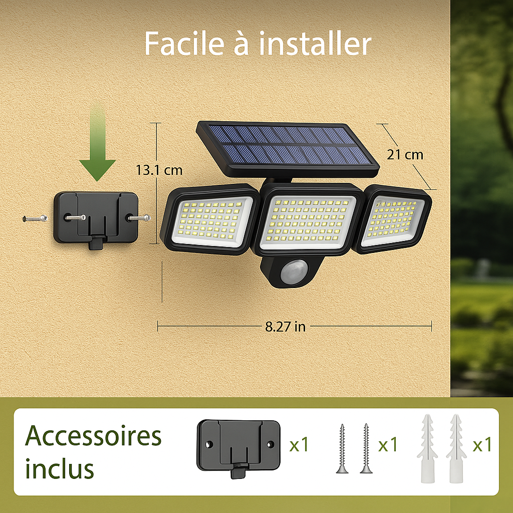 Lampe exterieur Led Solaire